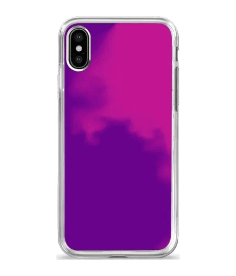 Чехол неоновый песок розово-фиолетовый для Samsung Galaxy A10 2019 A105F -  изображение 2