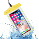 Водонепроницаемый чехол жёлтый для iPhone 15 Pro Max -  изображение 3