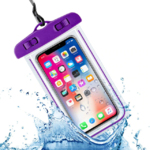 Водонепроницаемый чехол фиолетовый для iPhone 15 Pro Max -  изображение 2